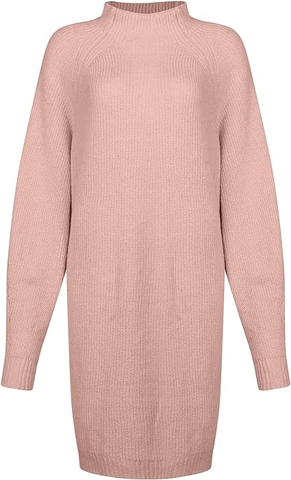 Damen Strickjacke Kurz mit Rollkragen (18)