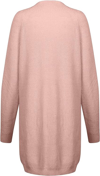 Damen Strickjacke Kurz mit Rollkragen (19)