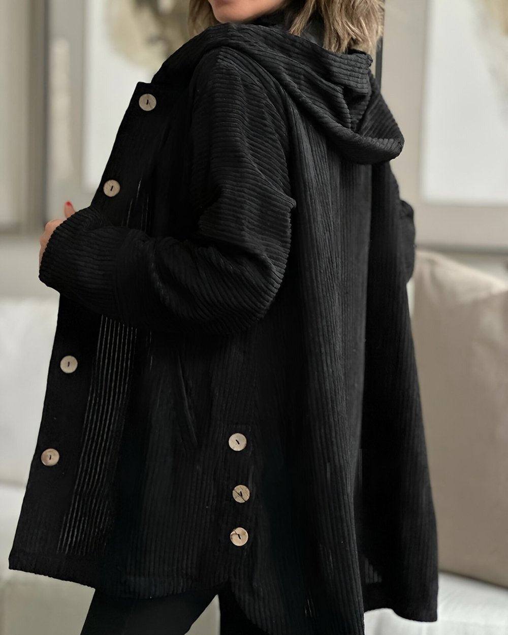 Damen Strickjacke Langform zum Layering (4)