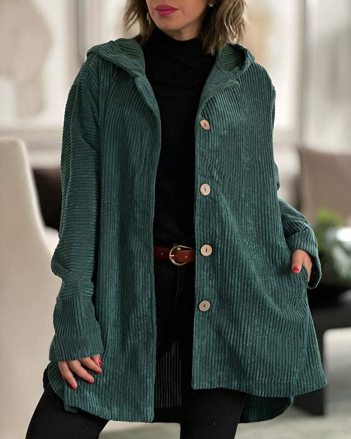 Damen Strickjacke Langform zum Layering in Grün