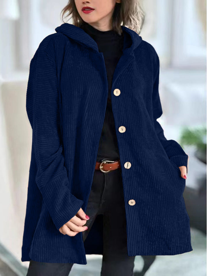 Damen Strickjacke Langform zum Layering in Marineblau