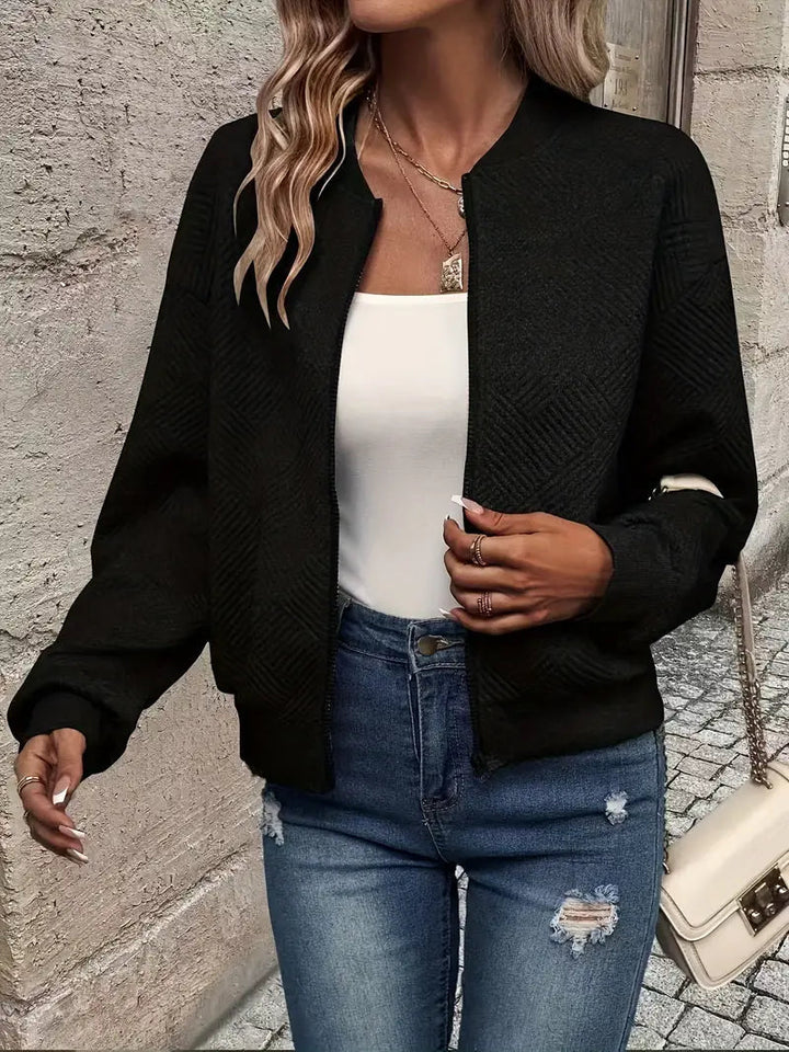Damen Strickjacke mit strukturiertem Muster im Casual-Stil (5)