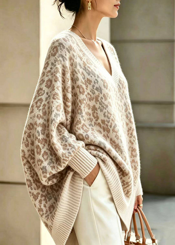 Damen Strickjacke mit V-Ausschnitt für den Alltag (2)