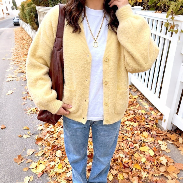 Damen Strickjacke Oversized für gemütliche Wochenenden