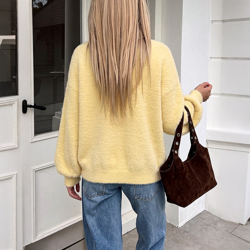 Damen Strickjacke Oversized für gemütliche Wochenenden (2)