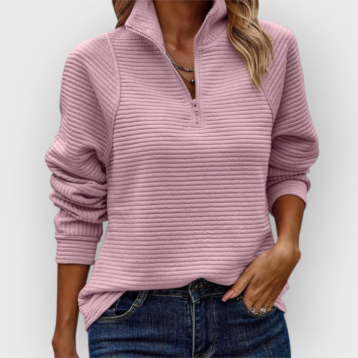 Damen Strickjacke zeitlos und komfortabel in Hellrosa