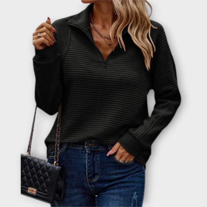 Damen Strickjacke zeitlos und komfortabel in Schwarz