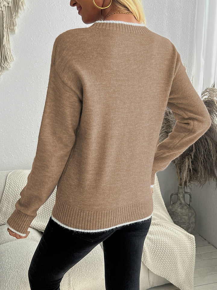 Damen Strickjacke zum Layern für Wintertage (15)