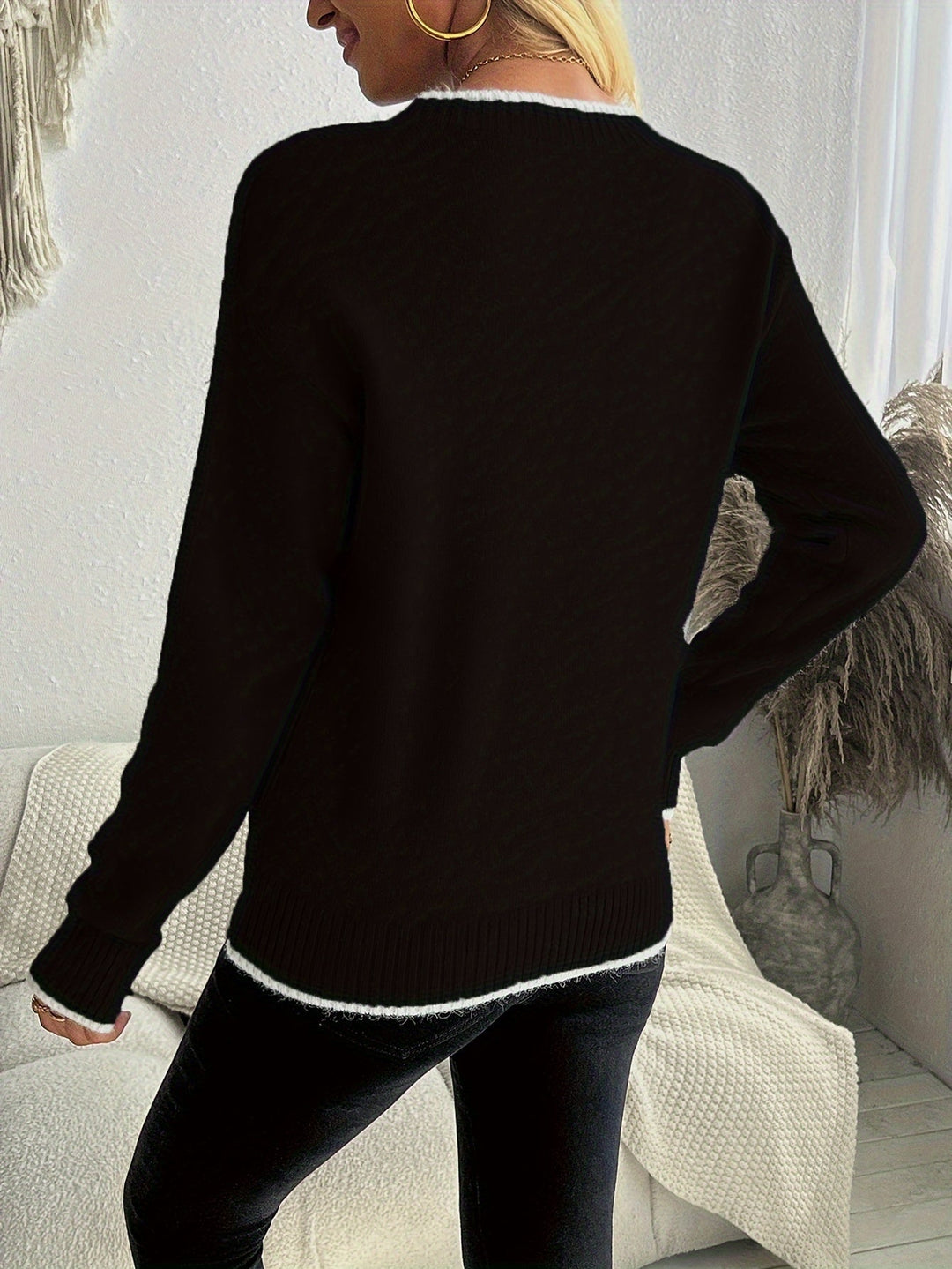 Damen Strickjacke zum Layern für Wintertage (9)