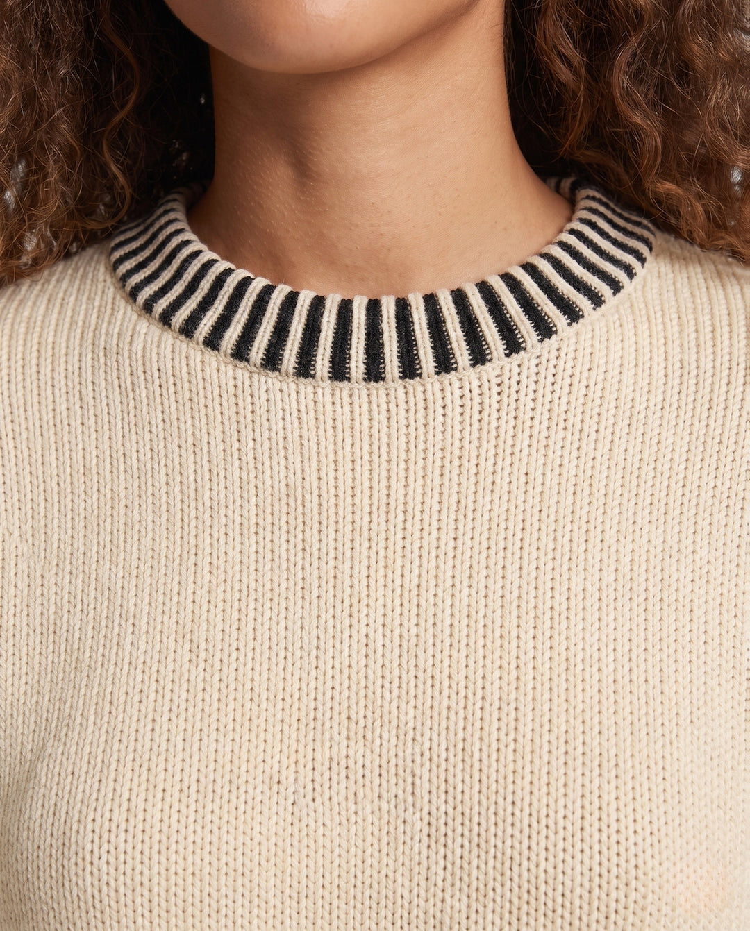 Damen Strickjacke zum Schichten mit Norwegermuster (3)