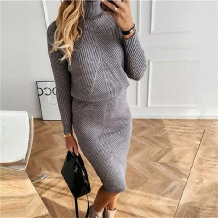 Damen Strickkleid für kühle Herbsttage (2)