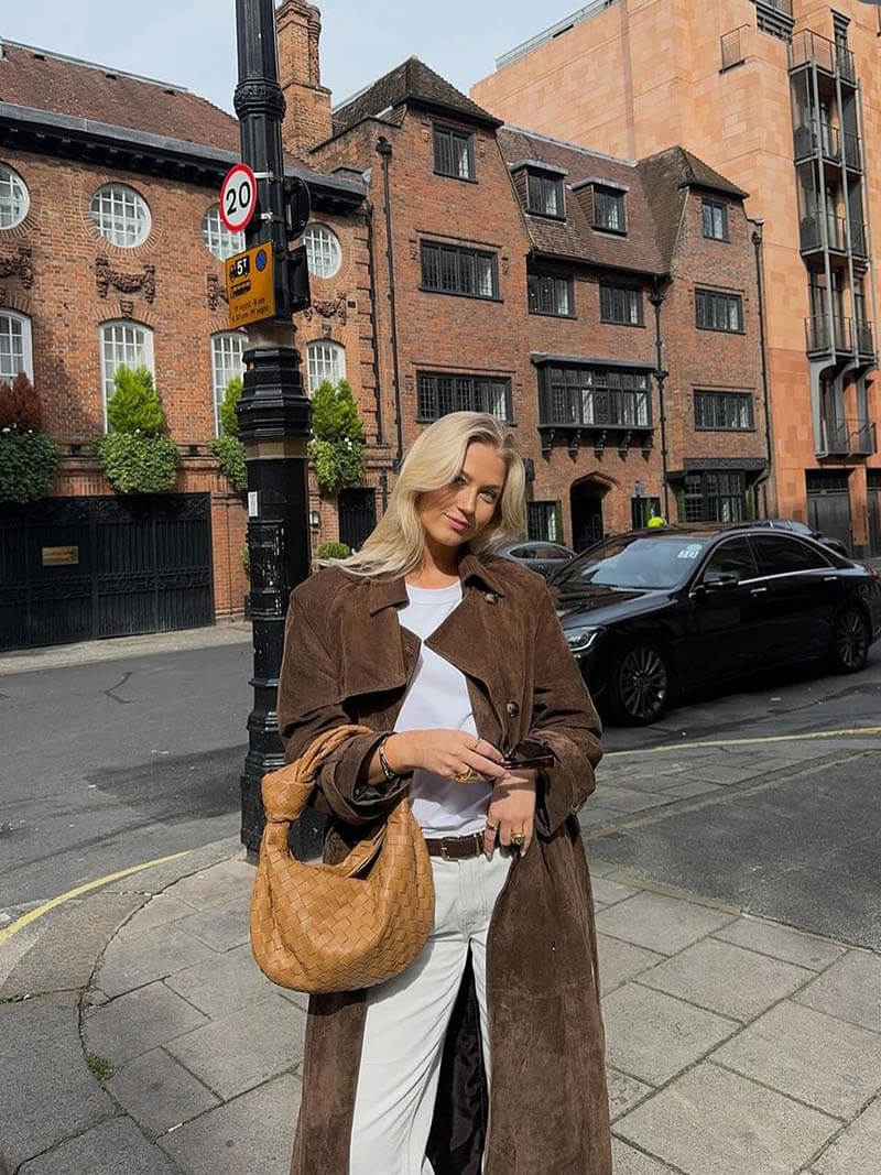 Damen Trenchcoat im klassischen Stil (2)