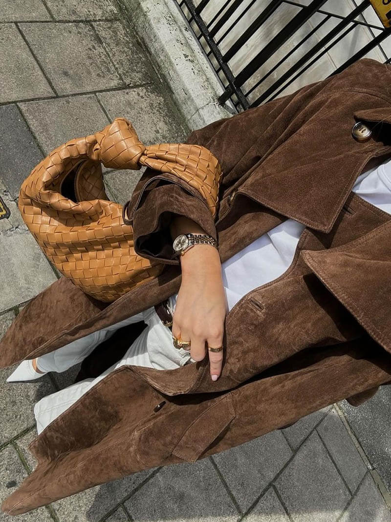 Damen Trenchcoat im klassischen Stil (3)