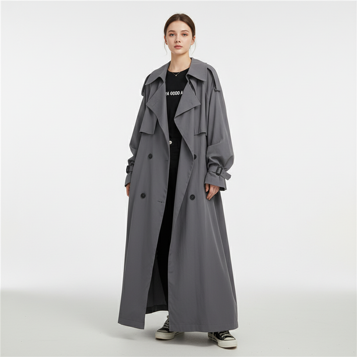 Damen Trenchcoat im Oversized Schnitt (2)