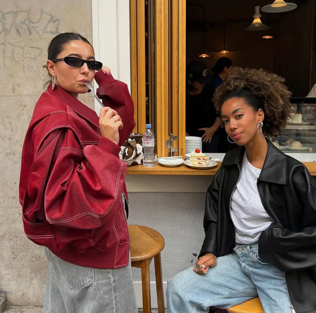 Damen Trendige Oversized Jacke (5)
