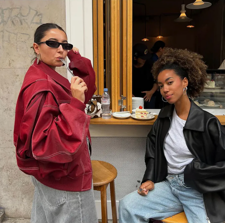 Damen Trendige Oversized Jacke (5)