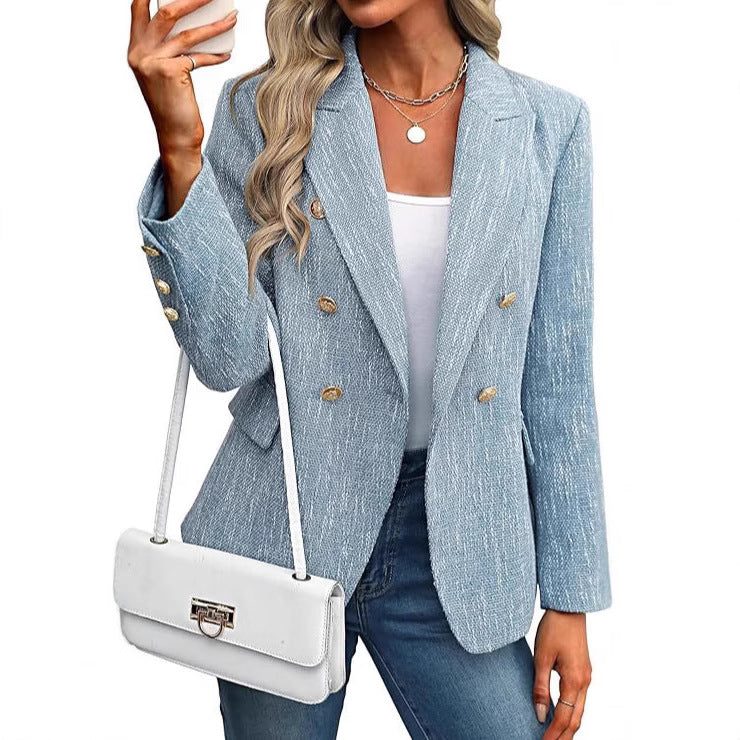 Damen Tweed Blazer elegant und vielseitig