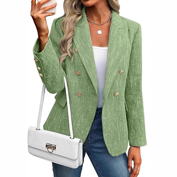 Damen Tweed Blazer elegant und vielseitig (6)