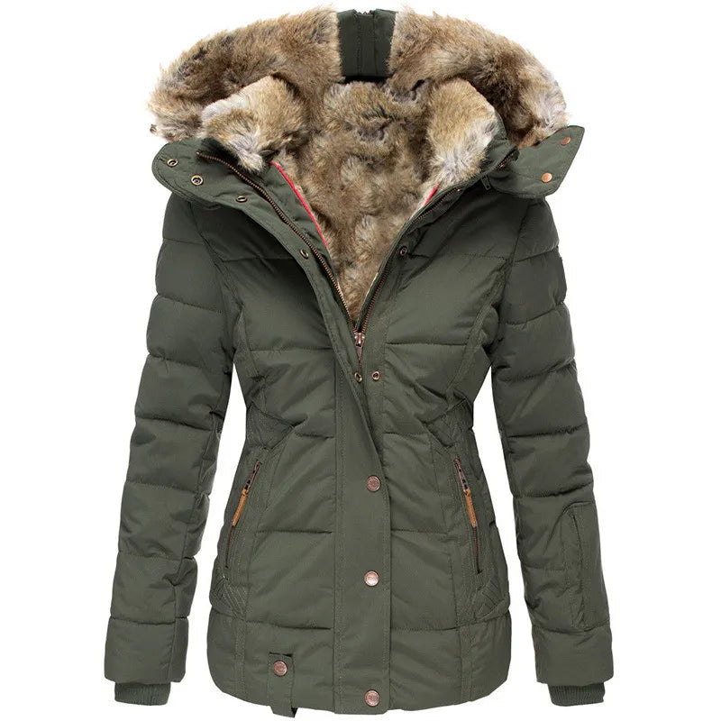 Damen Übergangsjacke für den Herbst in Grün