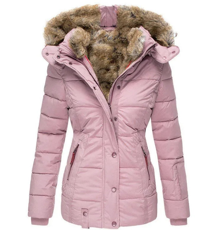Damen Übergangsjacke für den Herbst in Rosa