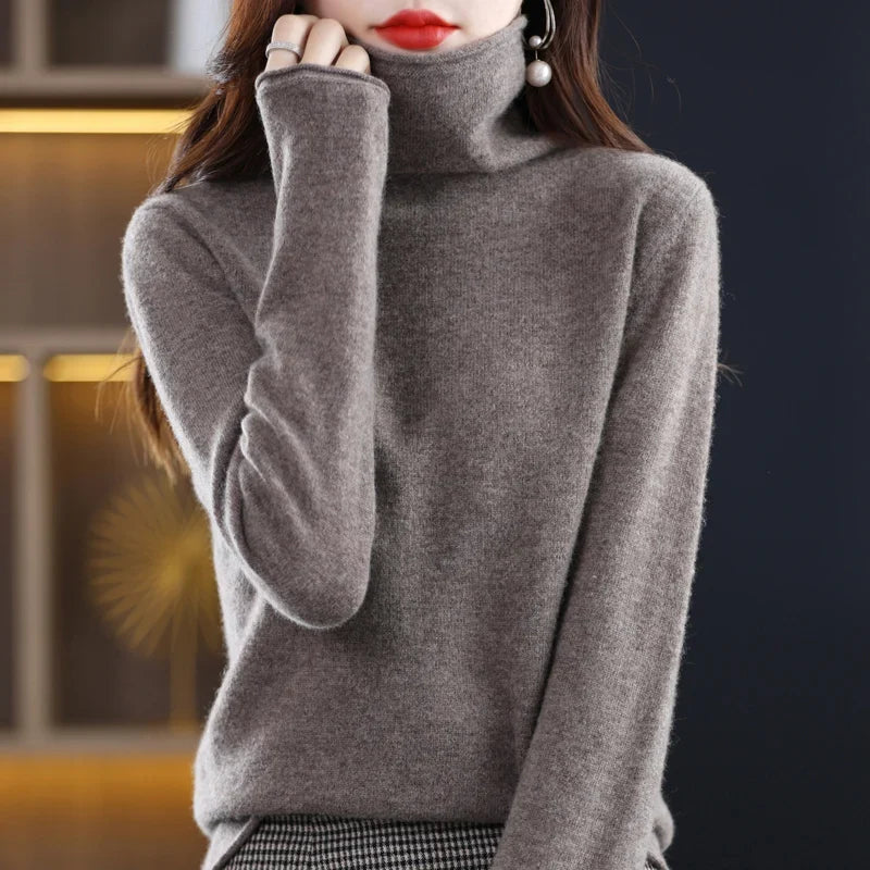 Damen Warmer Wollpullover für den Winter (11)