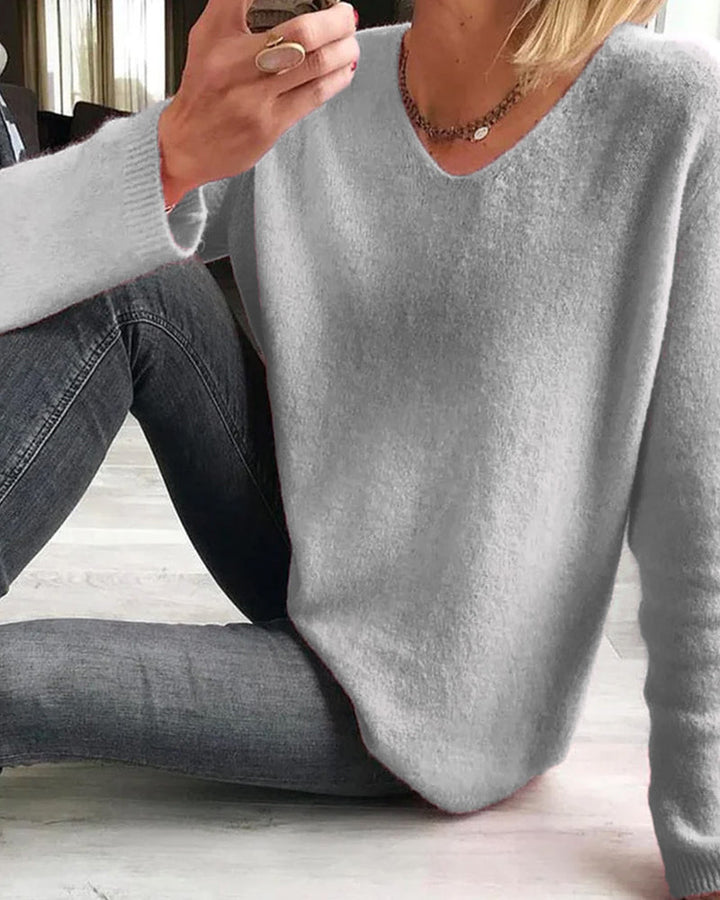 Damen Weiche Baumwoll-Strickjacke Casual (4)