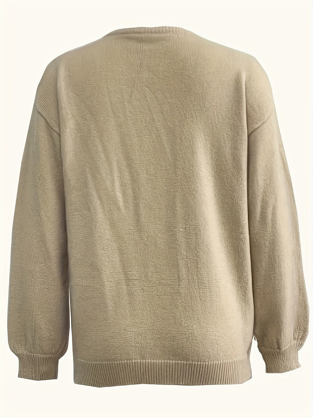 Damen Weiche Strick Winterjacke im Cardigan-Stil (2)