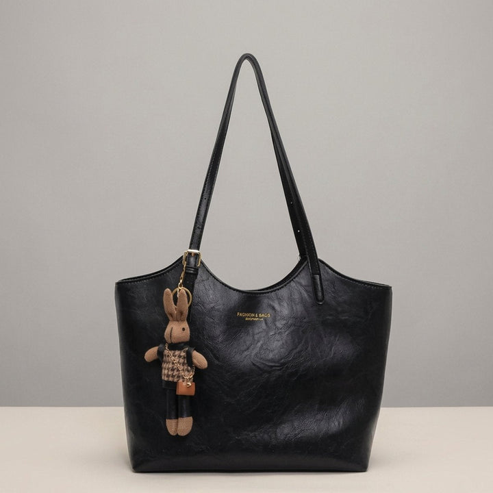 Damen Weiche Vegane Lederschultertasche für Alltag (7)