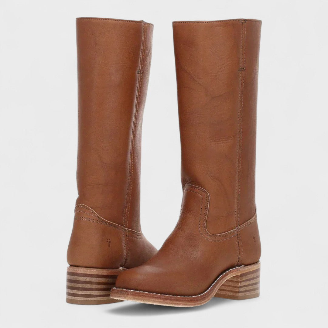 Damen Western-Stiefel für klassischen Stil in Braun