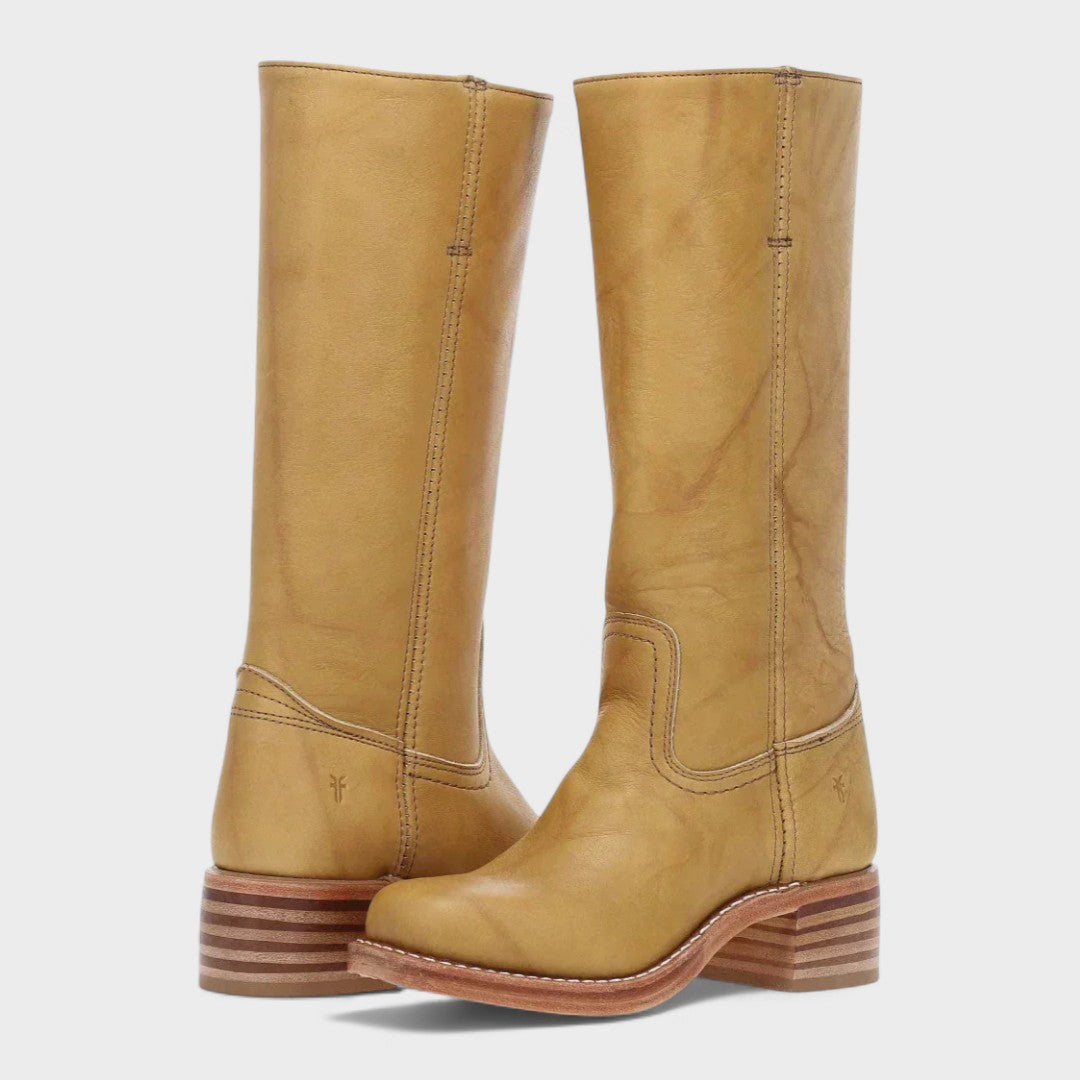 Damen Western-Stiefel für klassischen Stil in Gelb