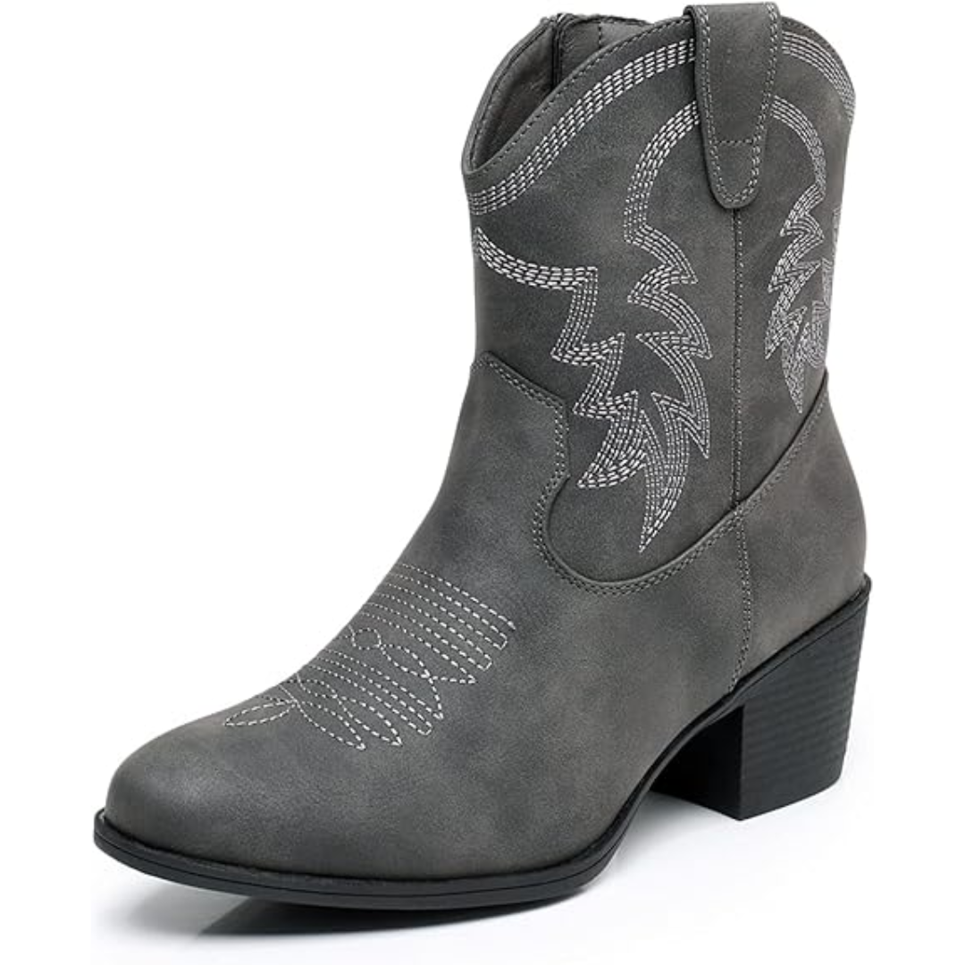 Damen Western Stiefel in Grau