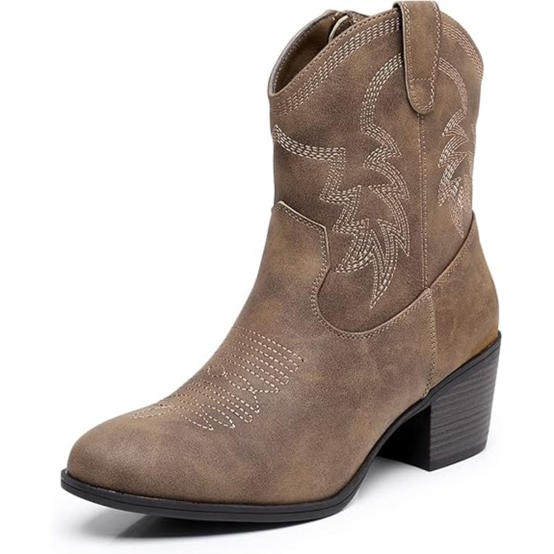 Damen Western Stiefel in Kamel