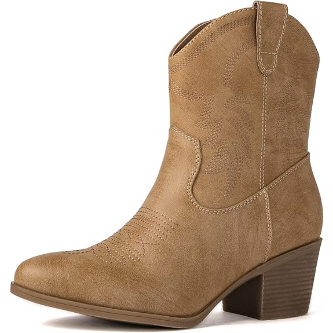Damen Western Stiefel in Khaki