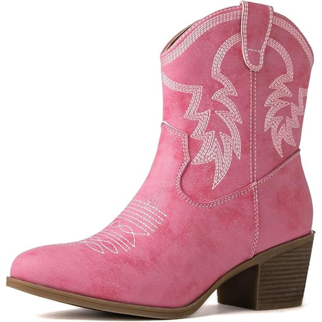 Damen Western Stiefel in Rosa