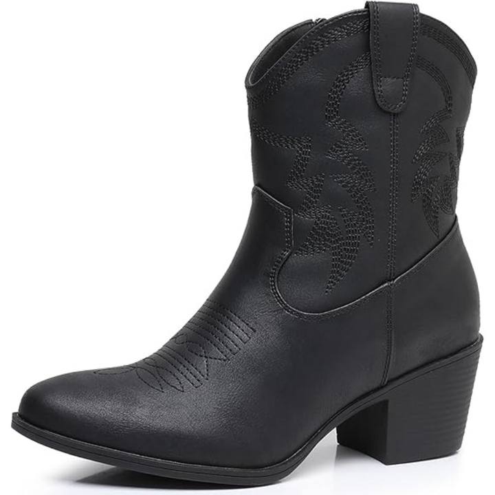 Damen Western Stiefel in Schwarz