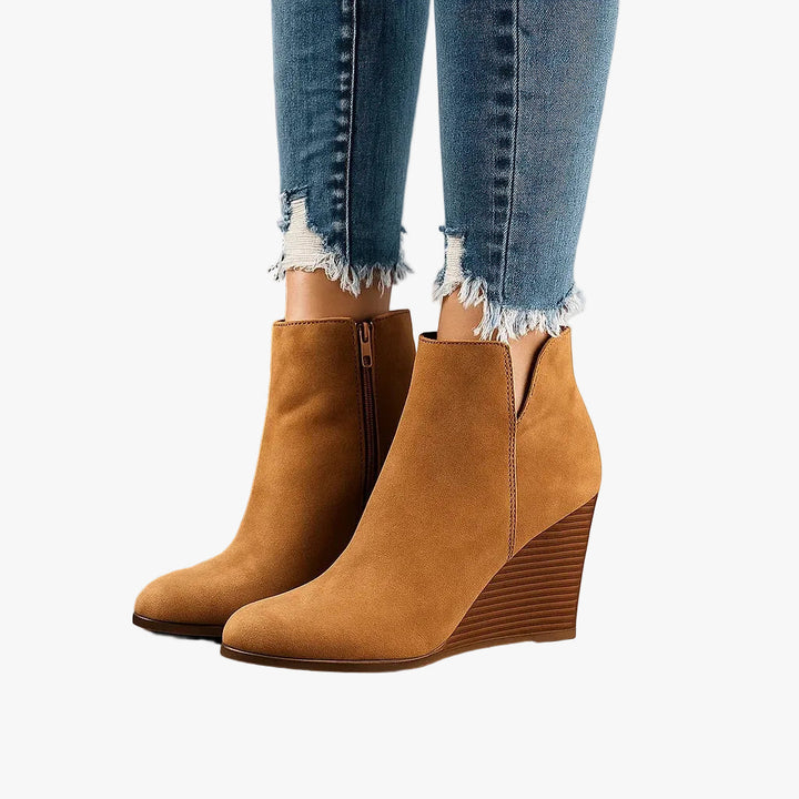 Damen Wildleder Stiefeletten für Herbst