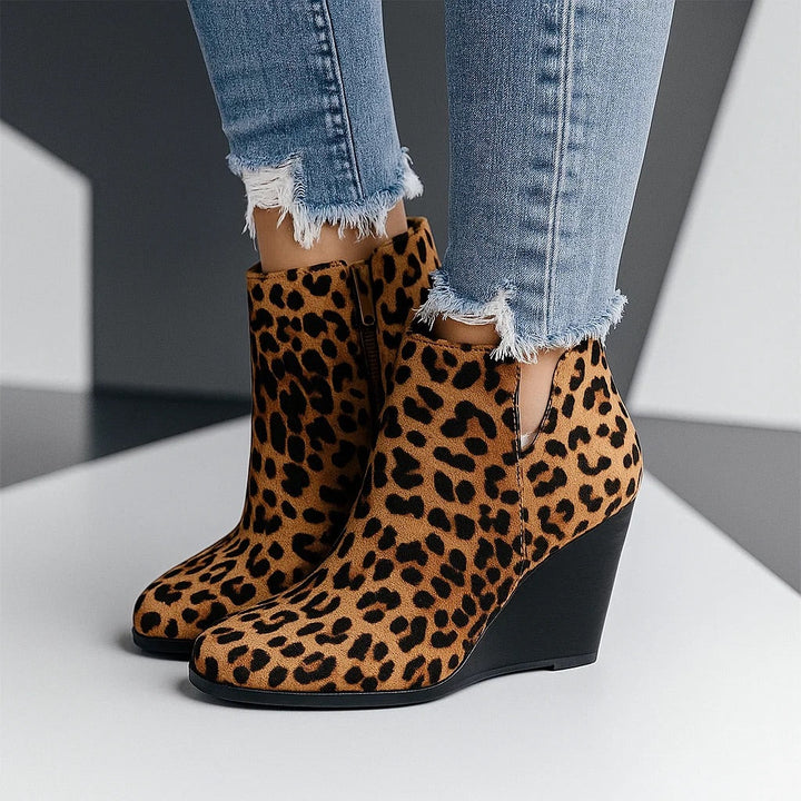 Damen Wildleder Stiefeletten für Herbst (7)