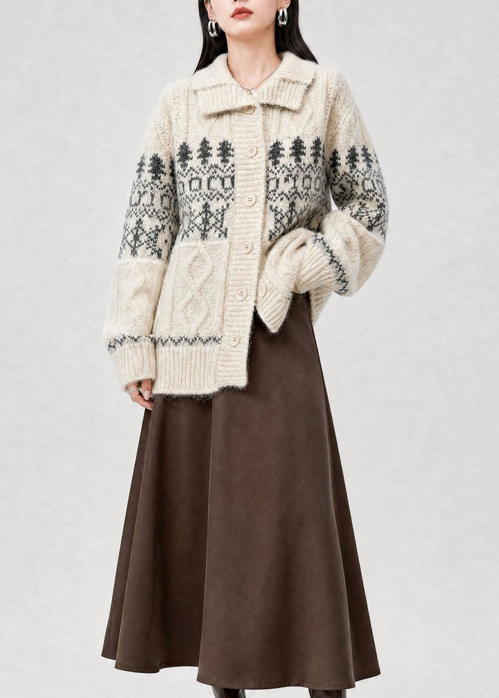 Damen Winterjacke aus Jacquard im Freizeit-Look (3)