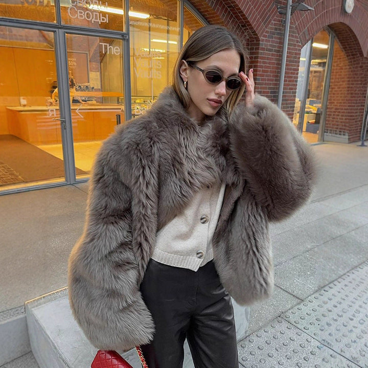 Damen Winterjacke aus Teddy-Kunstpelz für elegante Looks (3)