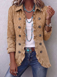 Frieda | Damen Winterjacke für den Alltag im Boho-Stil