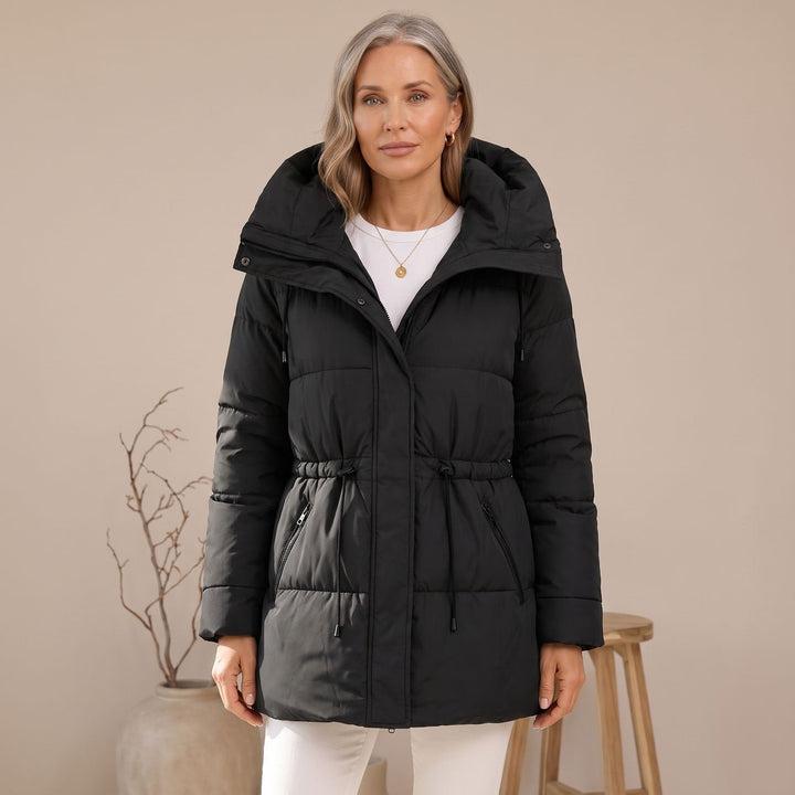 Damen Winterjacke für kältere Tage in Schwarz