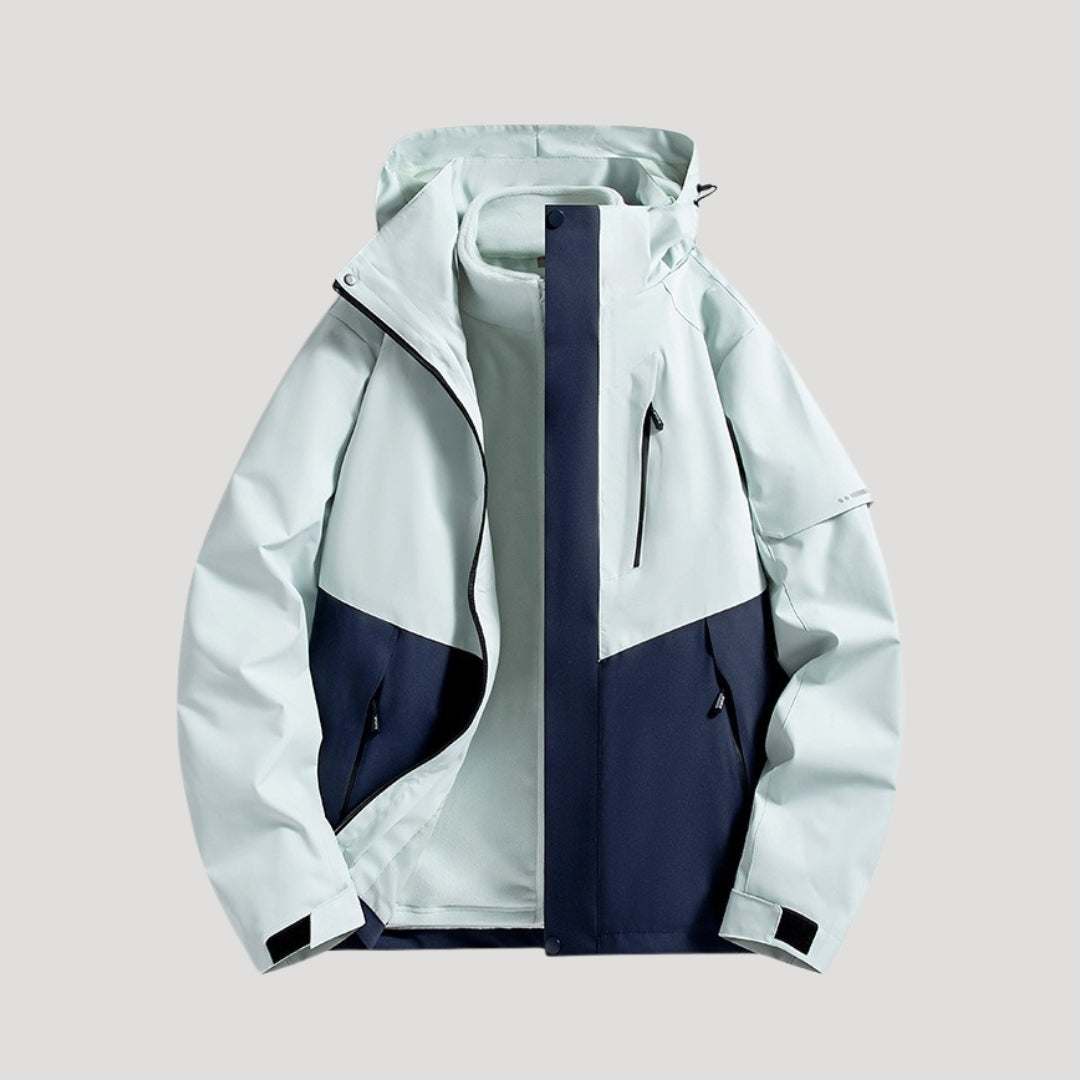 Damen Winterjacke für Outdoor und Alltag in Dunkelblau