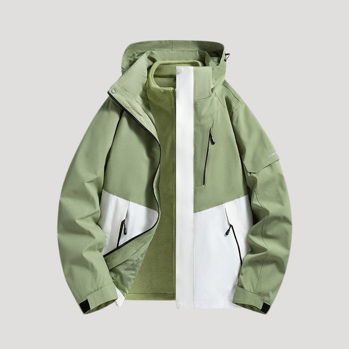 Damen Winterjacke für Outdoor und Alltag in Grün