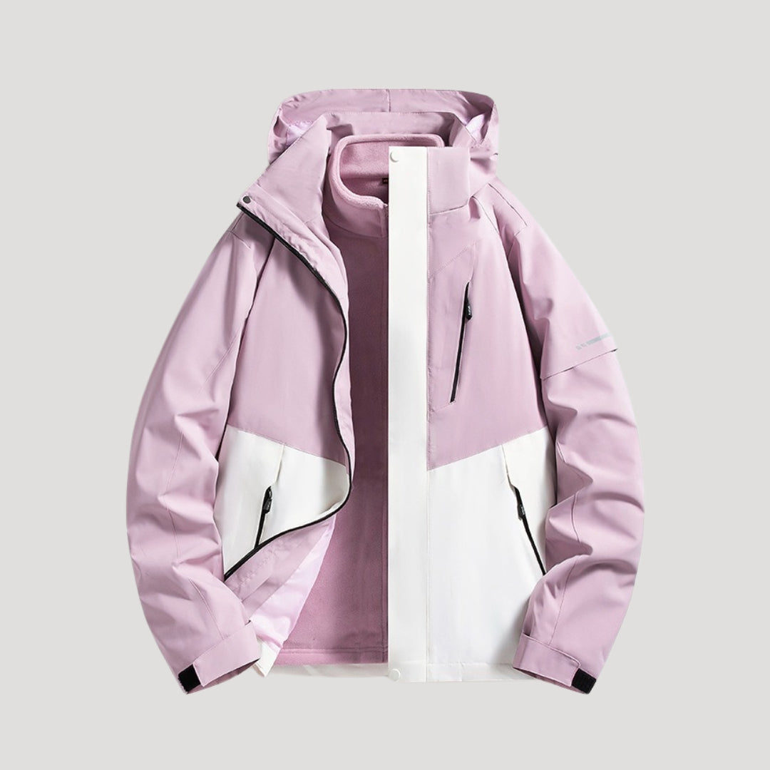 Damen Winterjacke für Outdoor und Alltag in Helllila