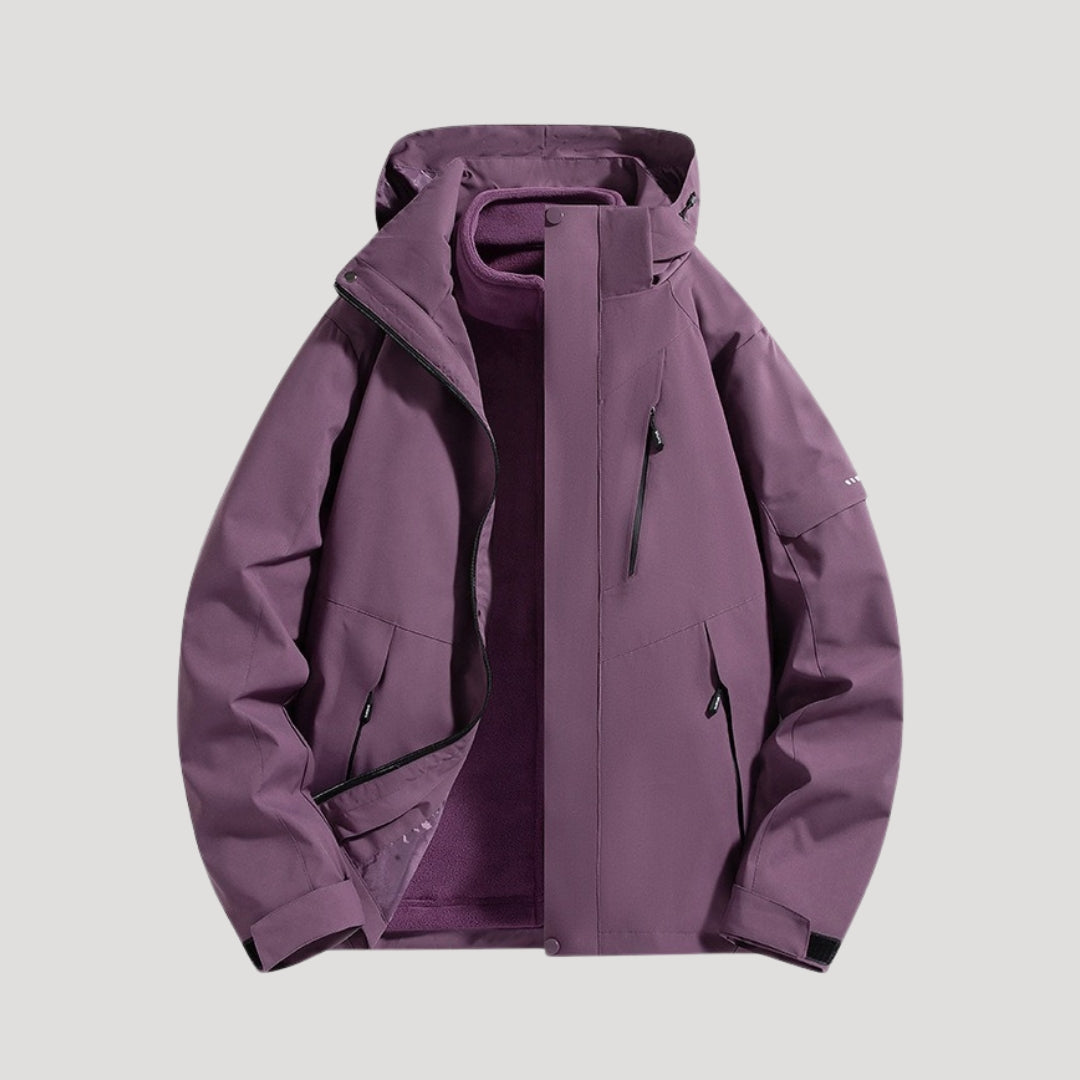 Damen Winterjacke für Outdoor und Alltag in Lila