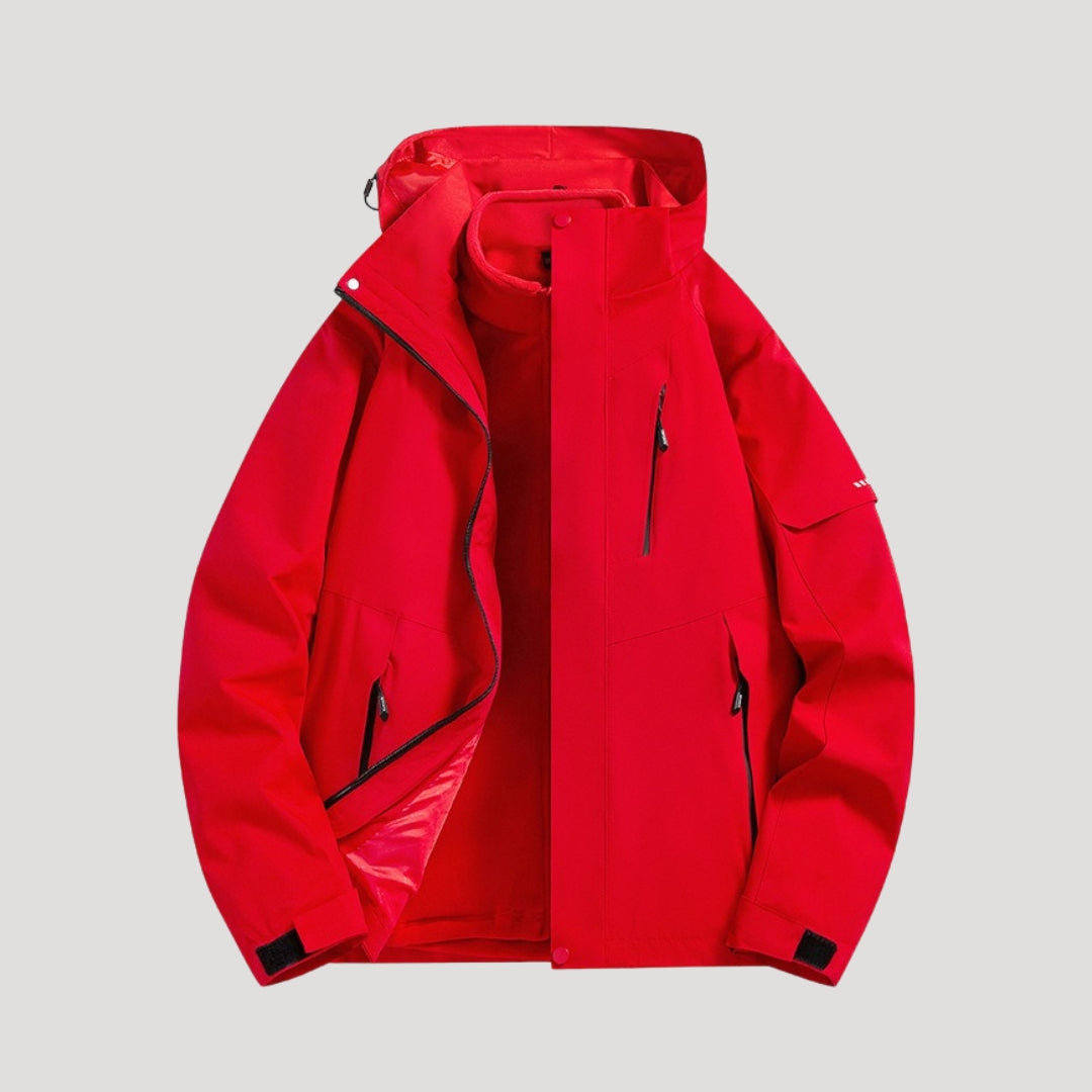Damen Winterjacke für Outdoor und Alltag in Rot