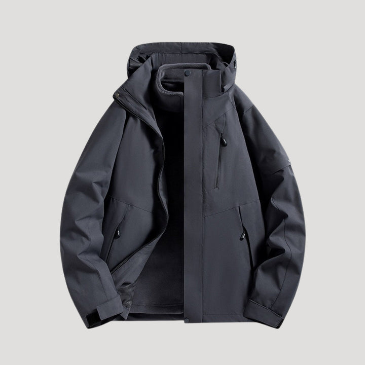 Damen Winterjacke für Outdoor und Alltag in Schwarz