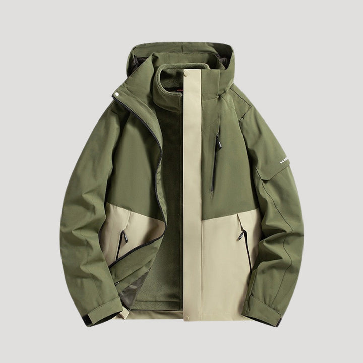 Damen Winterjacke für Outdoor und Alltag in Waldgrün