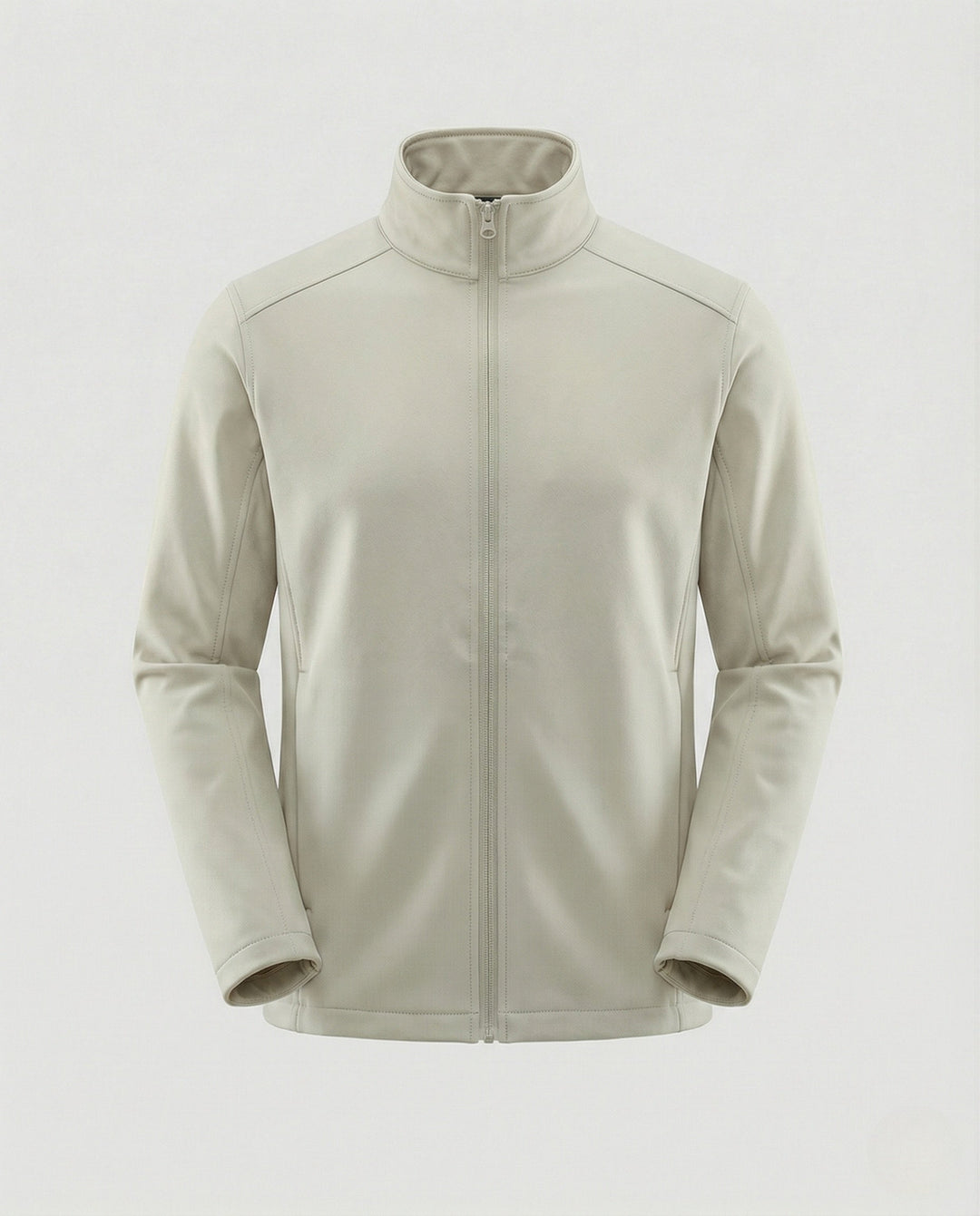 Damen Winterjacke hüftlang mit Stehkragen in Beige