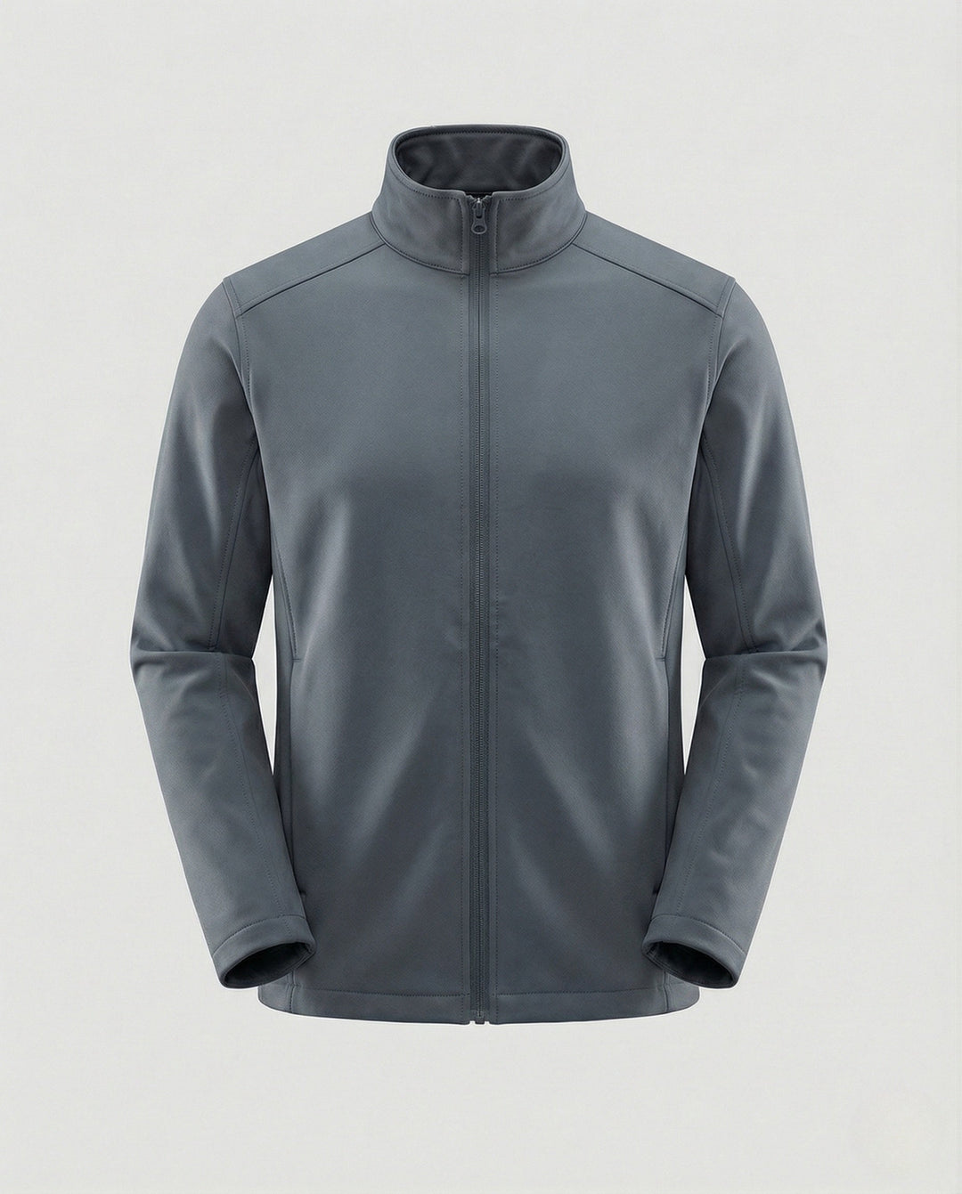 Damen Winterjacke hüftlang mit Stehkragen in Grau